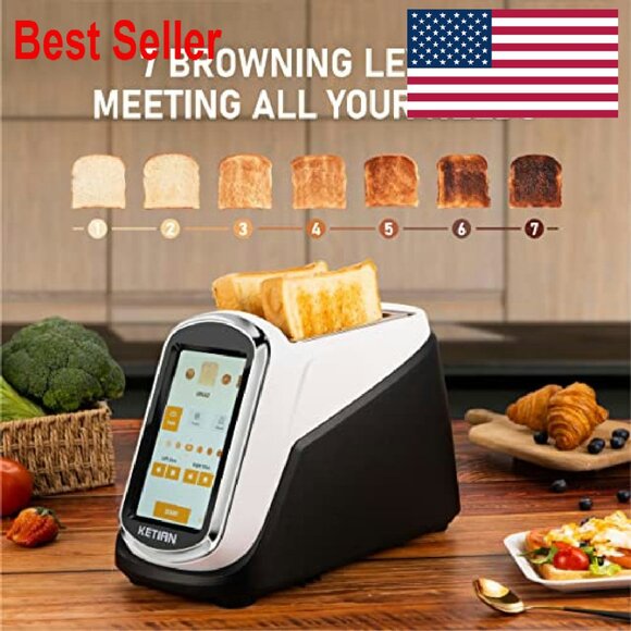 Modern Touchscreen Toaster Smart System Customize Time Quick Toast - Picture 8 of 8